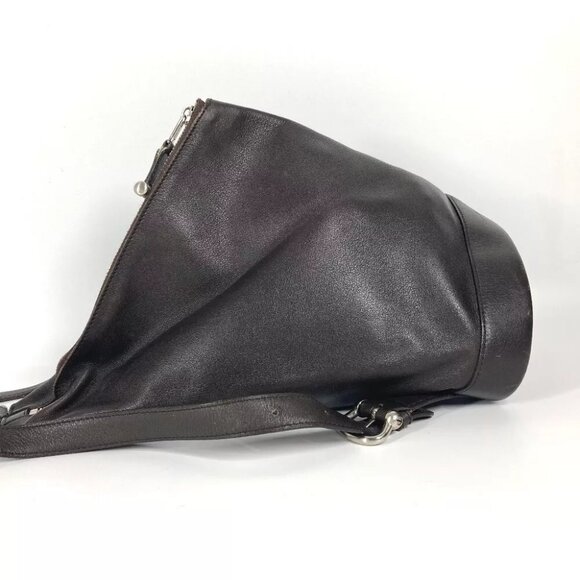 LOEWE Anagram logo Anton Bags Shoulder Bags Backpack Leather Brown main image 4